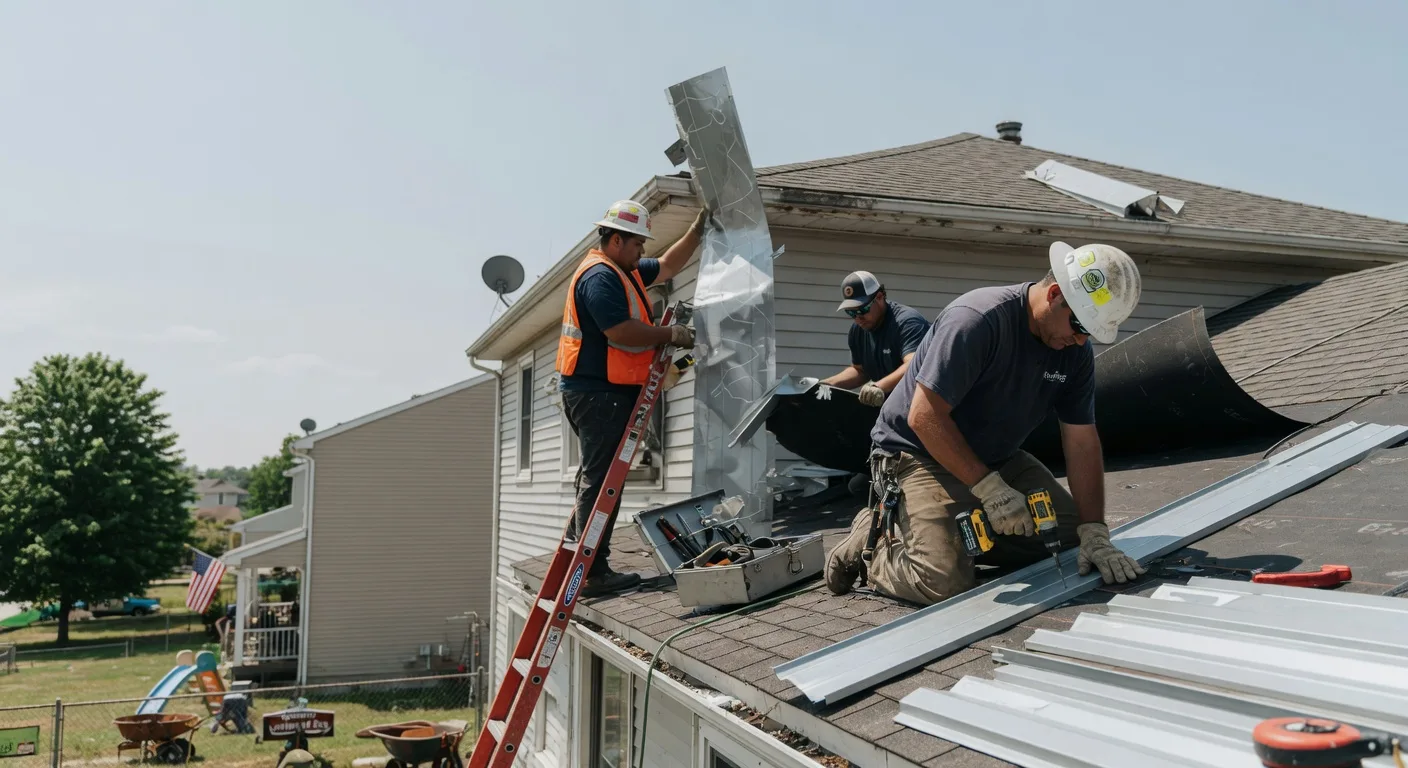 Metal Roofing Installation in Dunfermline, IL near me